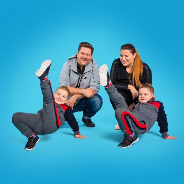 Erika ir Merūnas Vitulskiai sūnus skatina sportuoti